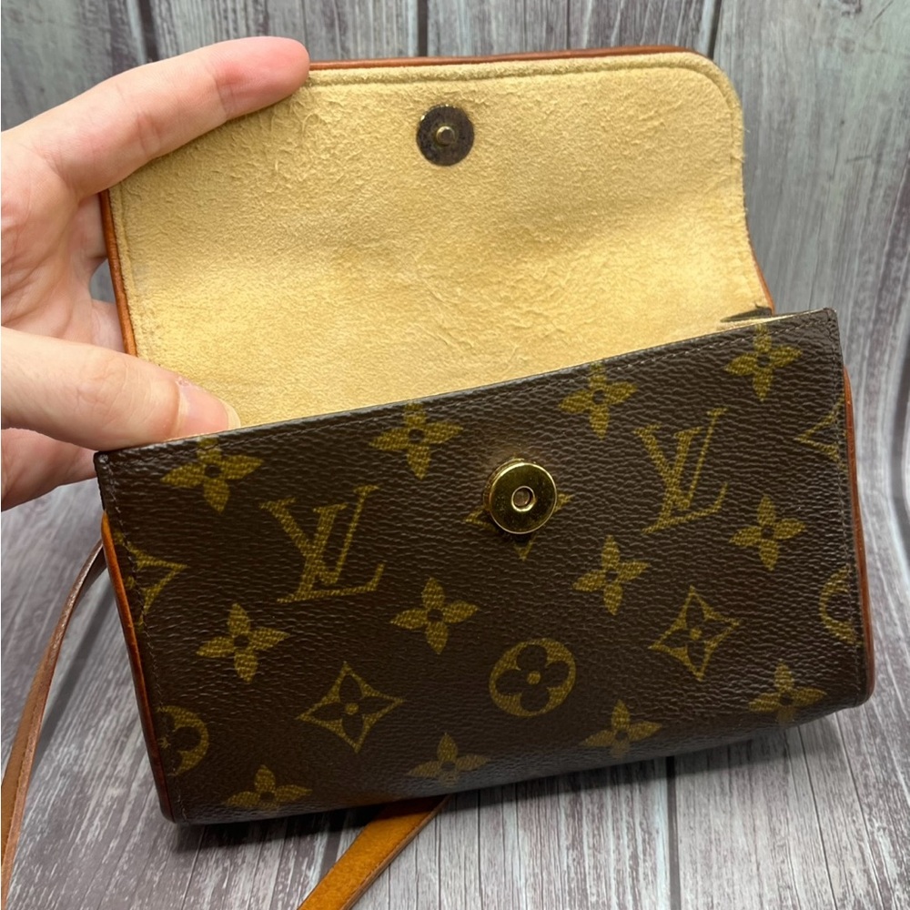 SOLD❤️ LOUIS VUITTON Pochette Florentine Monogram Bum/ Belt Bag Fanny Pack + COA - Picture 10 of 16